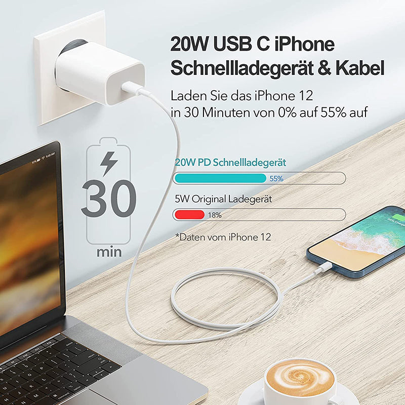 Fast Charger Adapter 20W PD USB-C