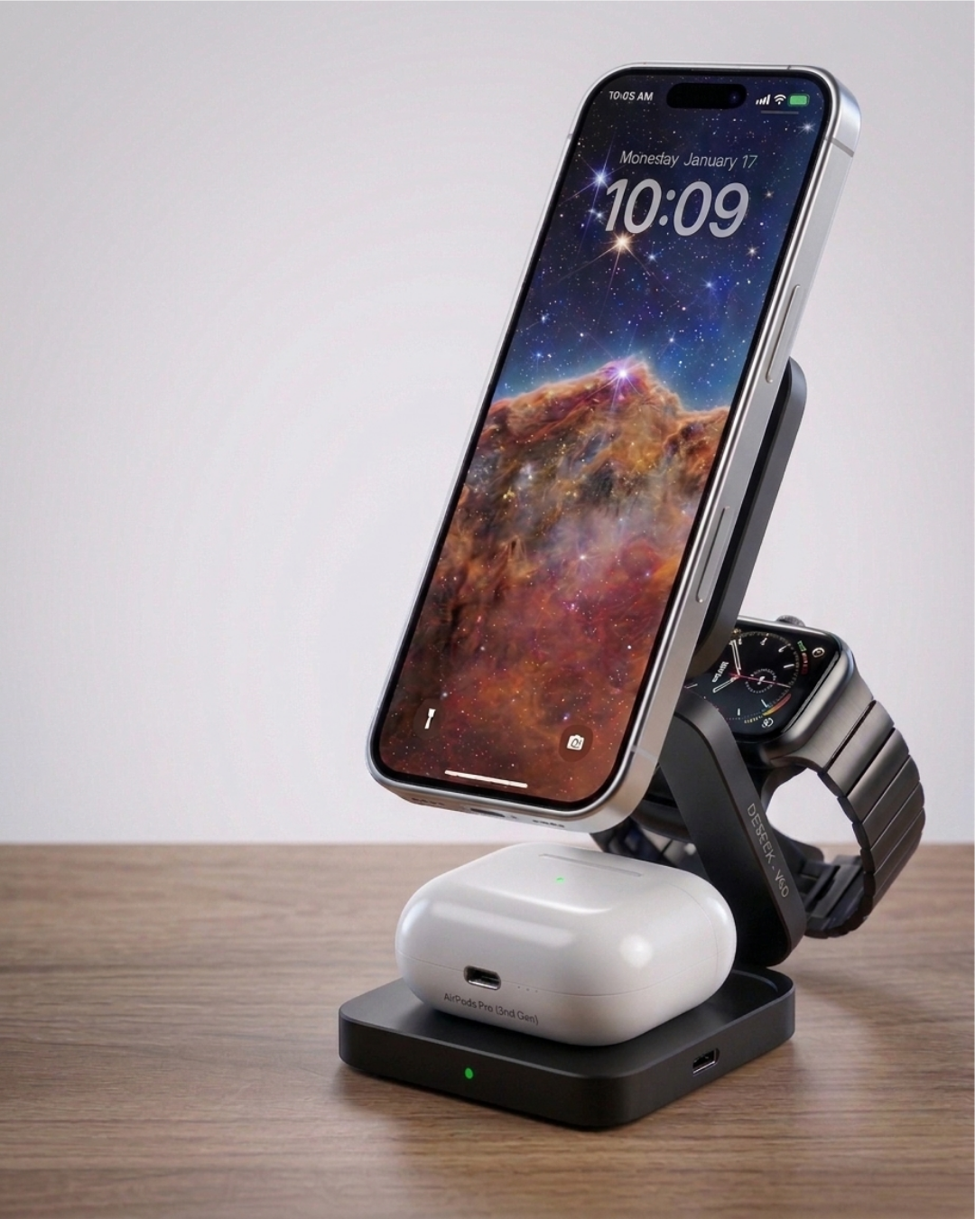 Apple charging. Decluttered.