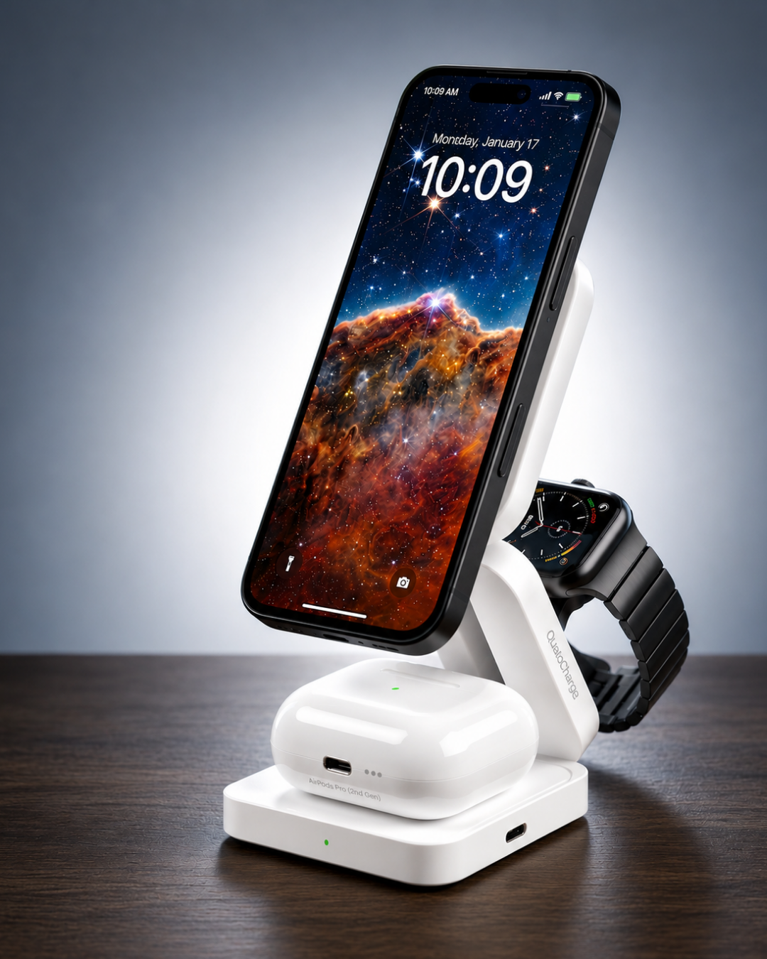 Apple charging. Decluttered.