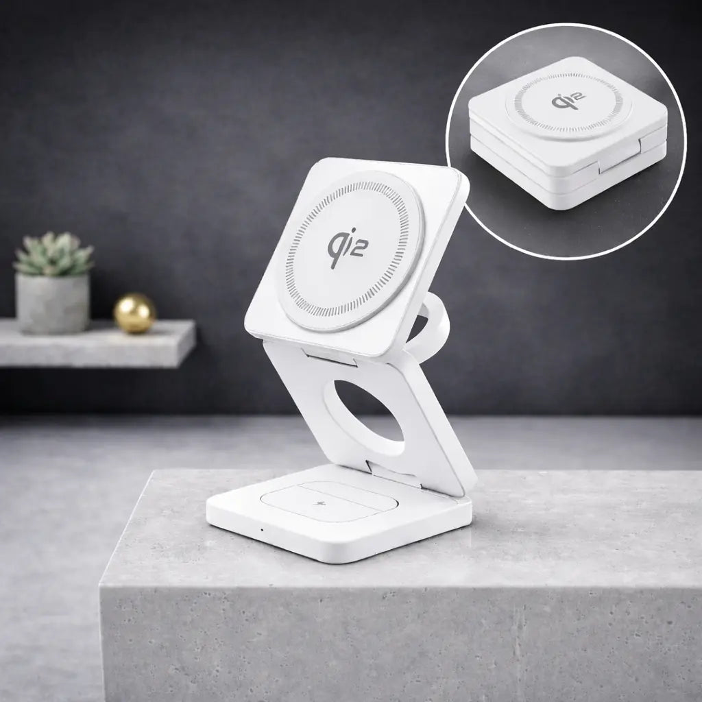 DockMax 3-in-1 Qi2 Wireless Charger