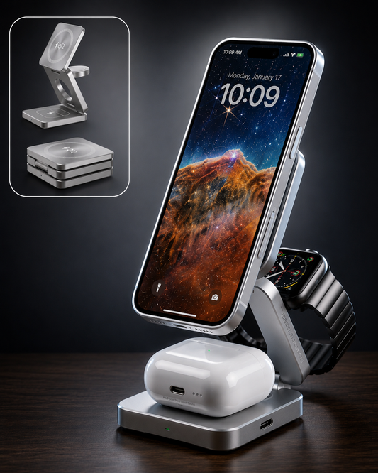 Apple charging. Decluttered.
